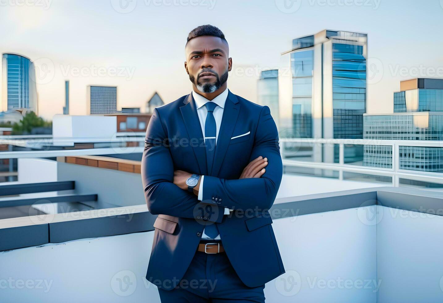 ai-generated-confident-black-business-man-in-a-stylish-suit-standing-photo ai-generated-confident-black-business-man-in-a-stylish-suit-standing-photo